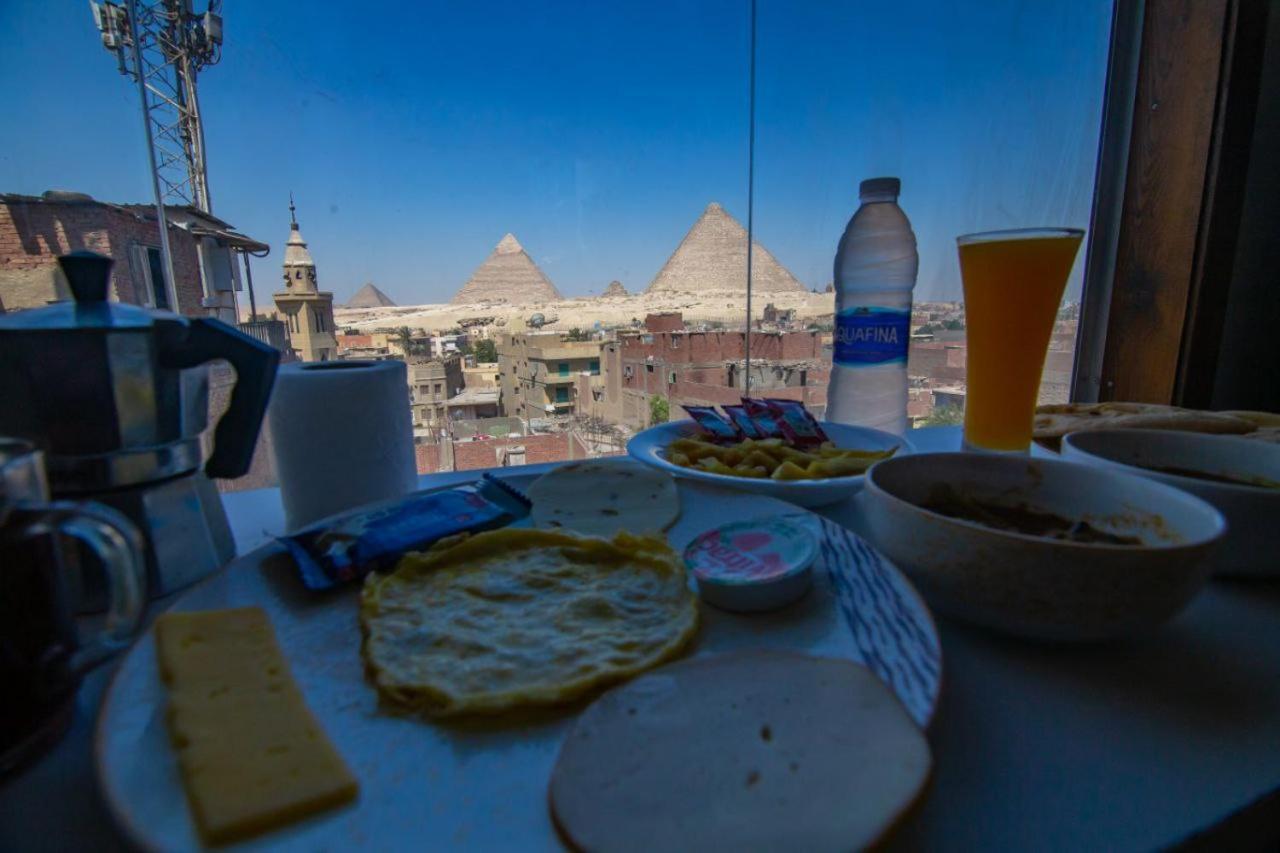 Imhotep Pyramids View Inn Kafret el-Gabal Buitenkant foto
