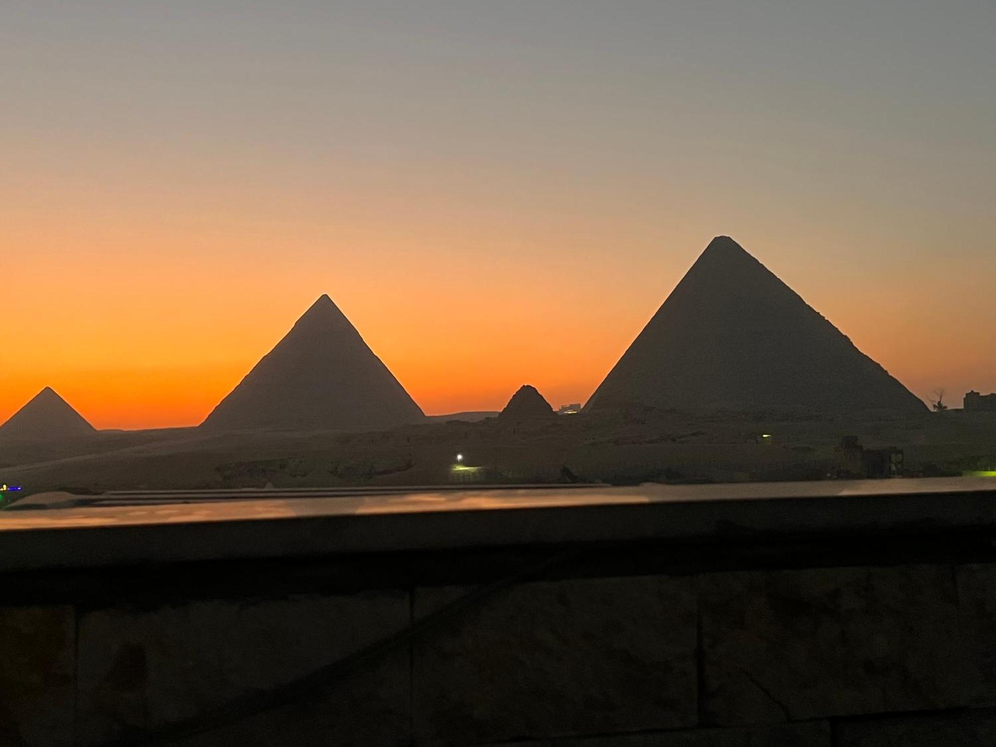 Imhotep Pyramids View Inn Kafret el-Gabal Buitenkant foto