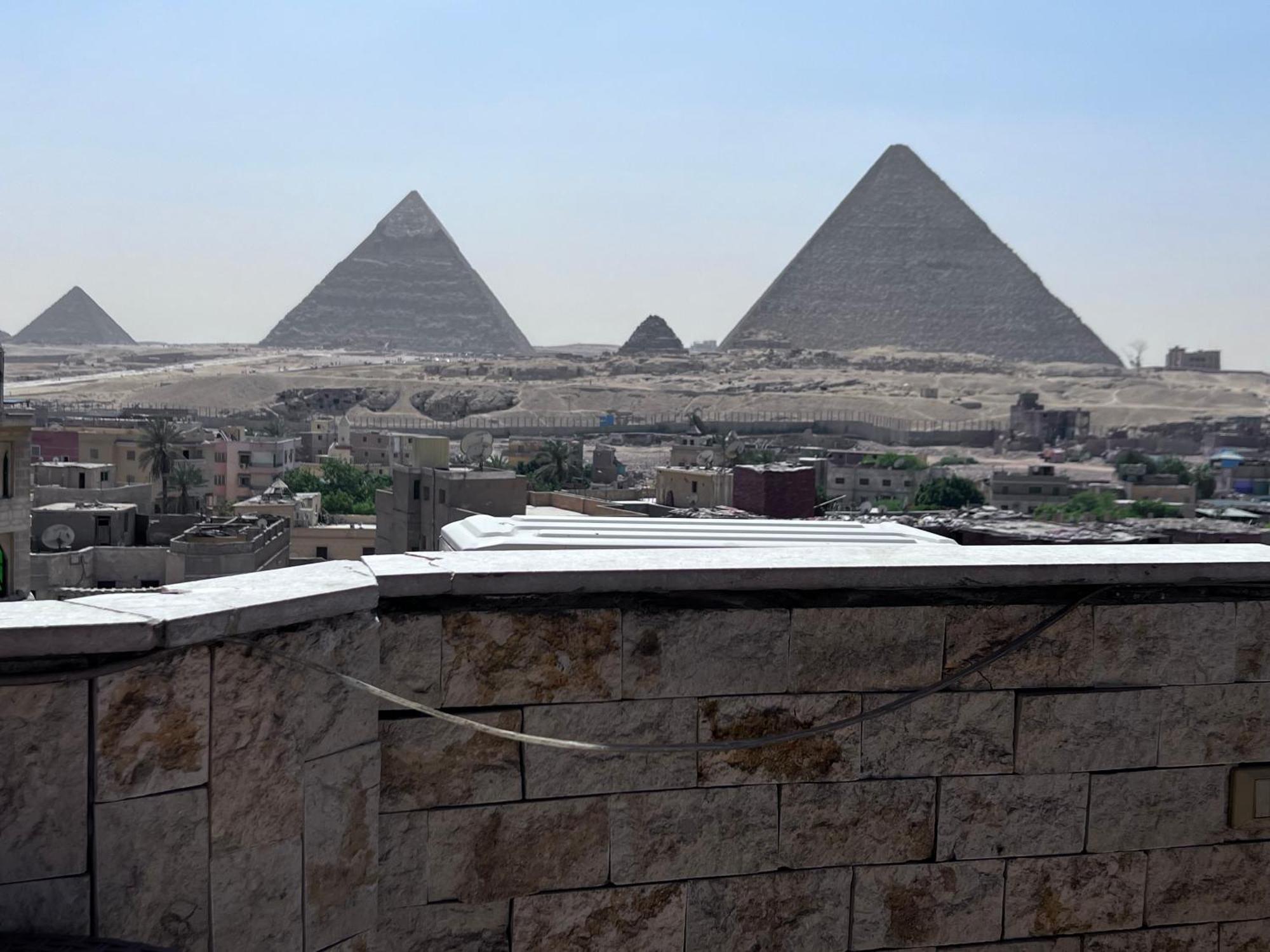Imhotep Pyramids View Inn Kafret el-Gabal Buitenkant foto